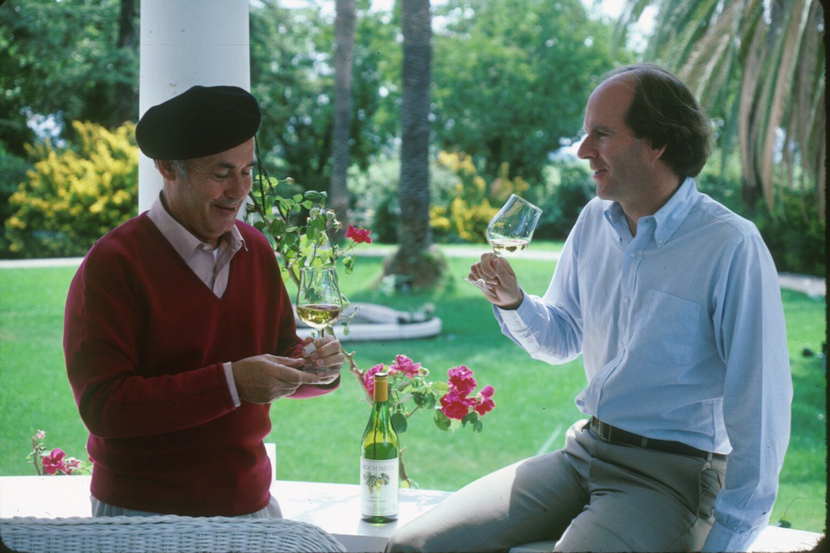 Happy #NationalChardonnayDay! What better to cheers with than wine by the King of Chardonnay himself? From Mike Grgich, Austin Hills, and all of us at Grgich Hills Estate, we raise a glass and celebrate this beautiful wine!