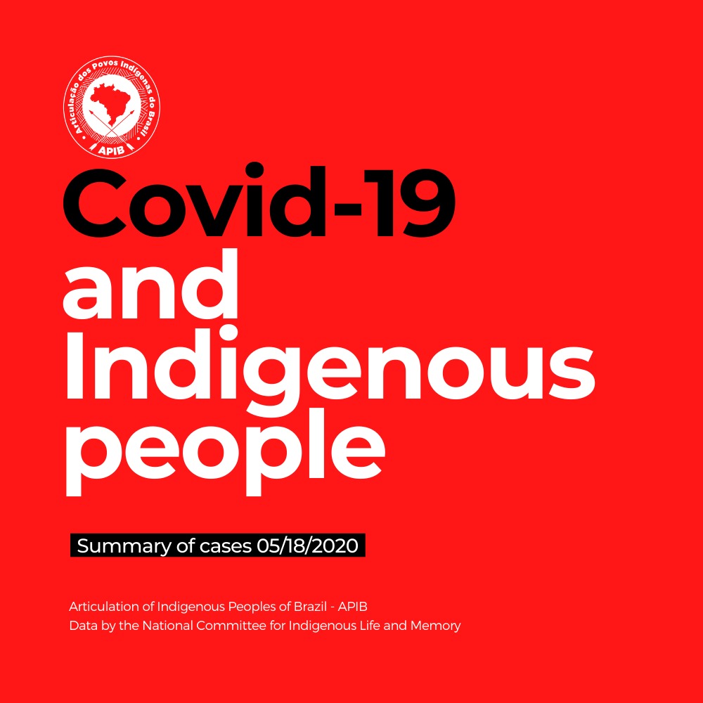 Survival's tweet photo. #Coronavirus is now sweeping through Brazil's indigenous peoples.

@ApibOficial has produced a summary of new COVID-19 cases among tribal communities. They're also appealing for donations to their crowd-funder which is supporting those affected: https://t.co/MjzRrakV3a https://t.co/ahPYE1qTdu