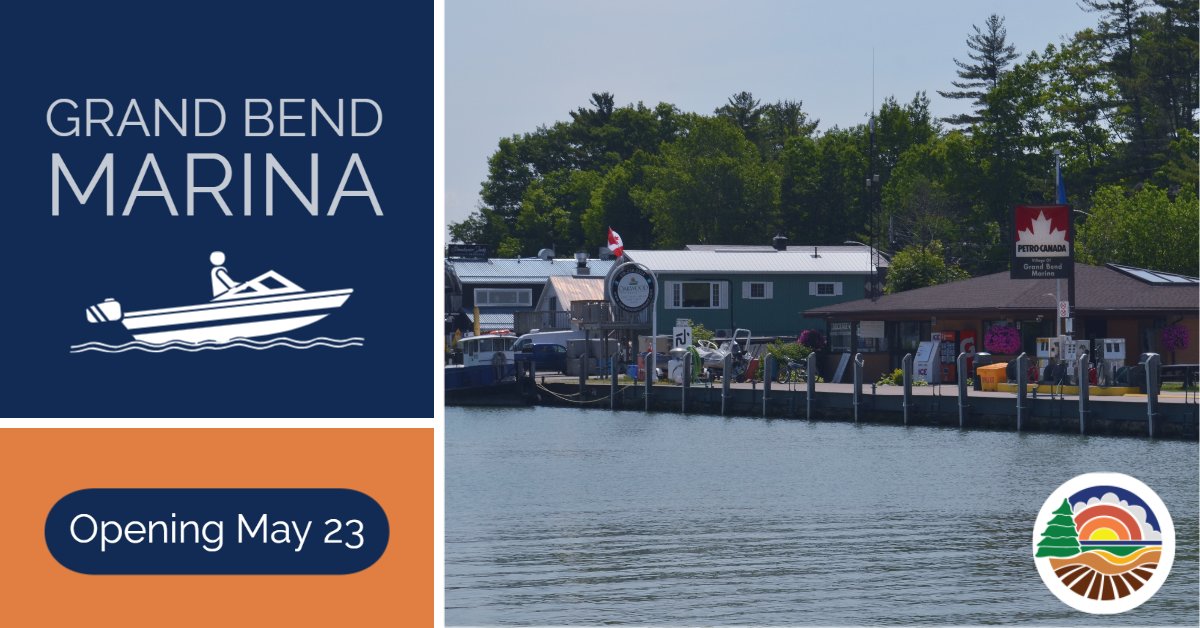 The Grand Bend Marina will open on May 23. Boaters must contact the Harbour Master at 519-238-2000 to confirm slip readiness and make arrangements for your boat launch. Be aware that restrictions due to COVID-19 will impact some of the regular services.  ow.ly/1rCI50zKRrq