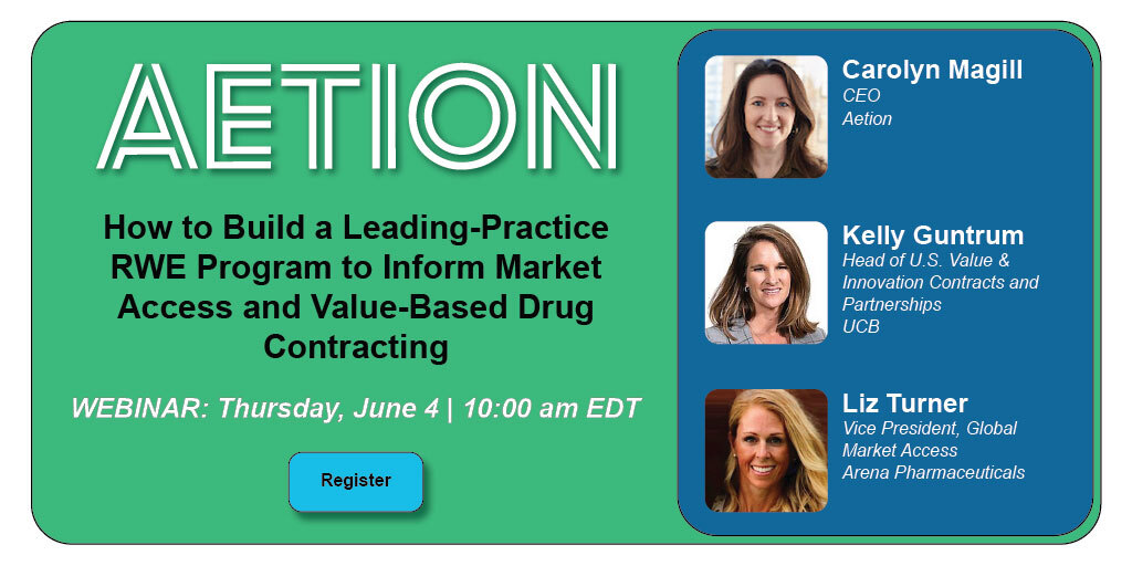 www_healthecon's tweet photo. How are #pharma manufacturers using #RWE to engage in #ValueBasedContracts with #Payers, and how are they being structured for long-term success? Find out June 4 in this webinar with Aetion and other industry leaders. Register>>> https://t.co/oNxC6Ol6uz https://t.co/0f73taoRqa