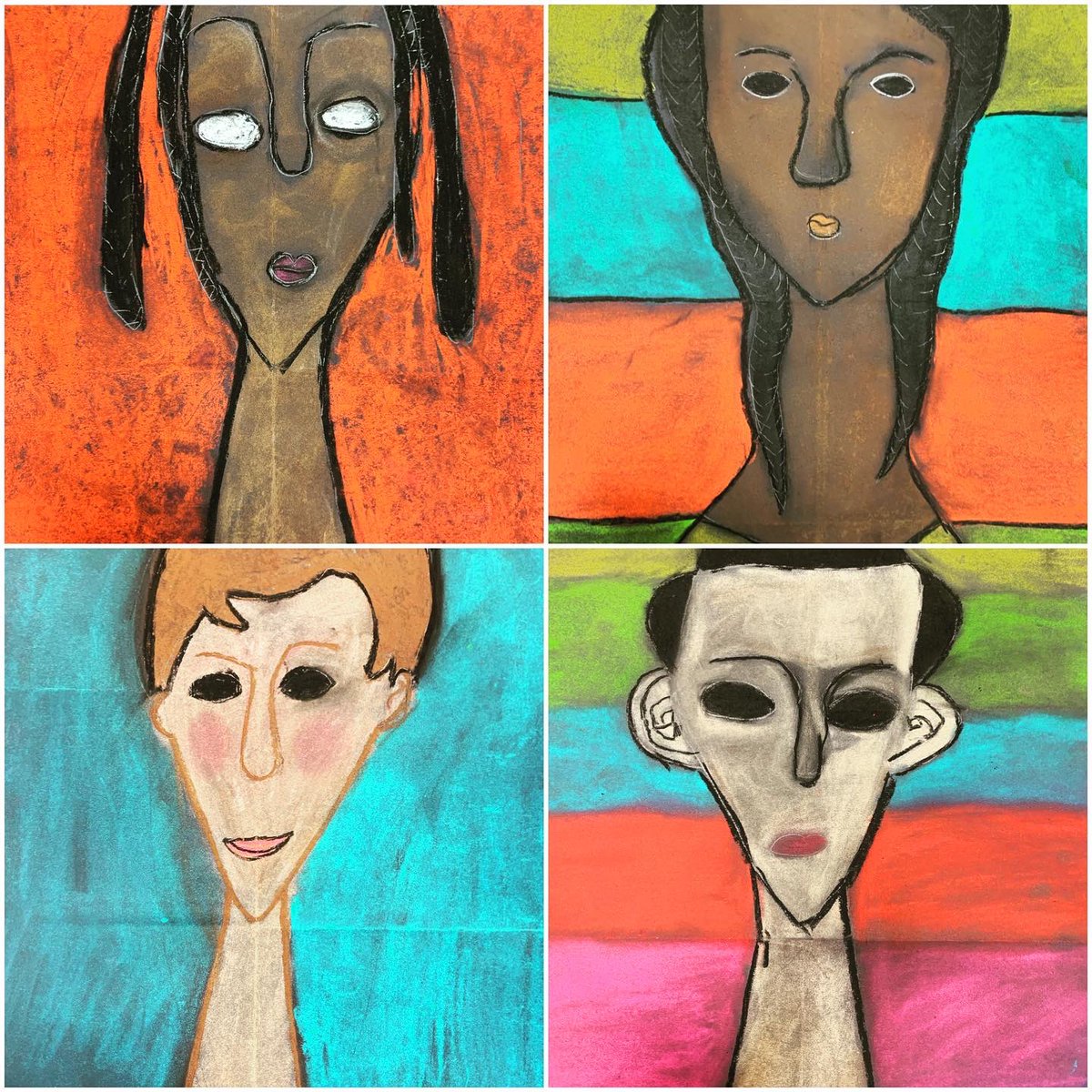 shadowbriar's tweet photo. A #BulldogShoutout to the 4th and 5th graders who joined me in art elective this year! They produced some of my favorite pieces! 😍😍😍 1 of 2 https://t.co/3hYCEIXZVk