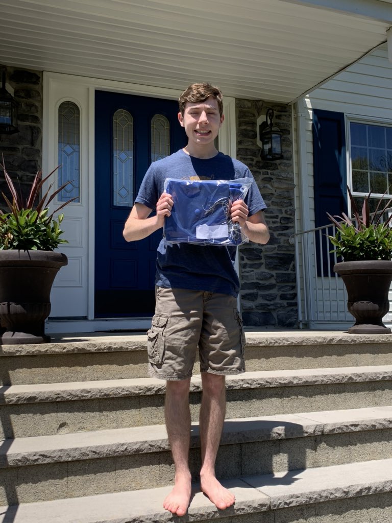 KRHSBosworth's tweet photo. Gap and Gown Delivery! 163 seniors over 135 square miles! It was great seeing all of you. #ThisisKRHS https://t.co/XQA8GwrZsQ