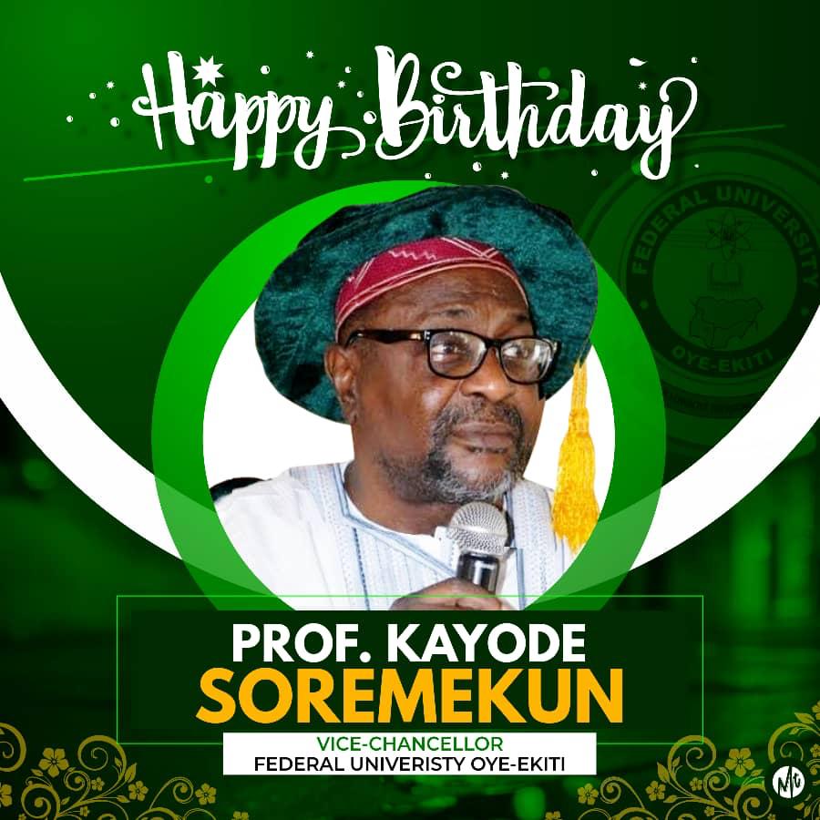 Sir_Rexpect's tweet photo. I'm so happy to get to celebrate with you on your special day! May God continue to enrich you with knowledge, wisdom, and understanding as you continue leading our alma matter, #FUOYE. Happy birthday! https://t.co/t8nvy37ygt