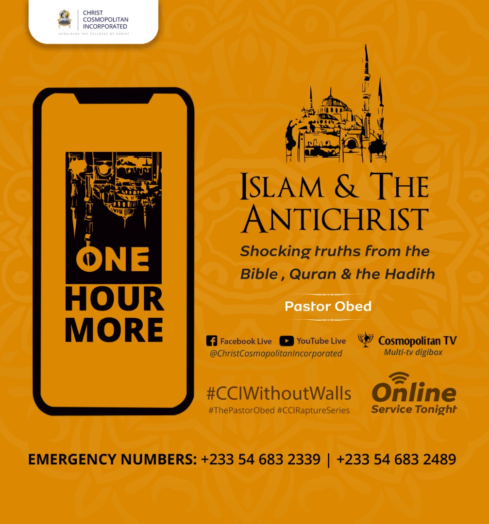 TheFidelDieudon's tweet photo. GET READY FOR CCI LIVE

We are live in 1 hour with our Online Midweek Service!
This is the time to prepare your heart and space for worship. Alert your family and friends that we'll be in fellowship soon!
God bless you!
#ThePastorObed
#CCIWithoutWalls
#IslamicAntiChrist https://t.co/VoZDNTzZ1m