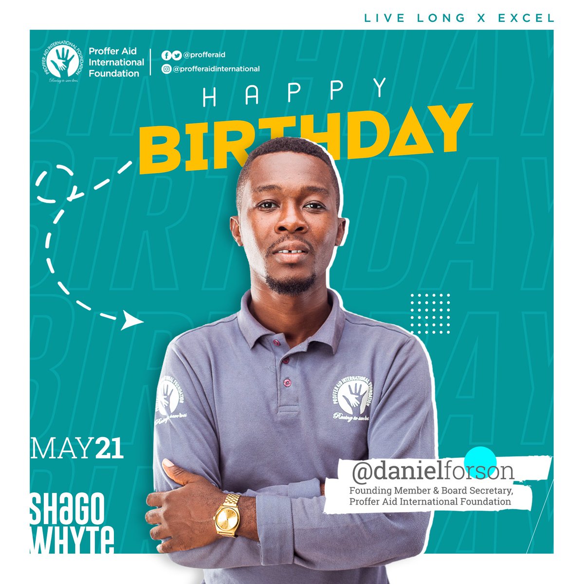 profferaid_ug's tweet photo. Happy birthday. This is a special day for us because it is also special for you. We want you to know that you are a great leader and deserve the best in life. In addition to being a great leader, you are also a great friend. You deserve the best. https://t.co/Ot2wkzG5qv