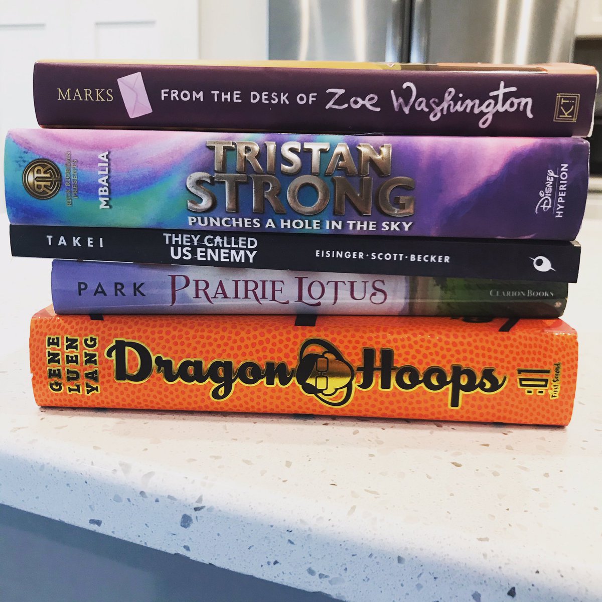 MsLaurenHaynie's tweet photo. First set of @projectlitcomm 2020-2021 book selections just arrived! Which one should I start first?! 📚 #ARMSreads #weARreaders #weARwarriors #StrengthInARMS https://t.co/kKsk3tTmOX