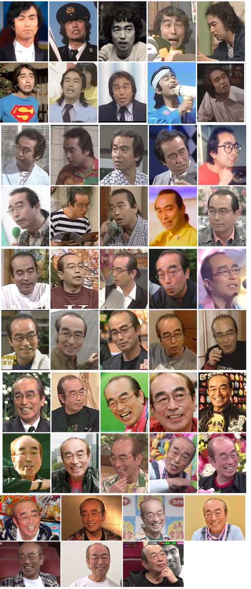 素顔で振り返る志村けん 1974年〜2020年