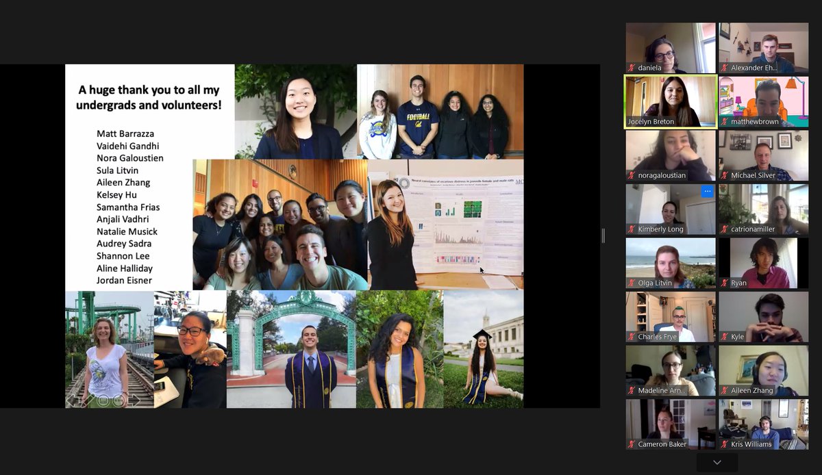 Kaufer Lab (@kauferlab) on Twitter photo We're so excited to watch <a href="/joce_breton/">Jocelyn Breton</a> give an AMAZING finishing talk for her <a href="/UCBerkeleyNeuro/">Berkeley Neuroscience</a> dissertation. She's so incredibly talented, kind, and a true leader in any setting she finds herself in. We're all looking forward to calling you Dr. Breton. We're so excited to watch <a href="/joce_breton/">Jocelyn Breton</a> give an AMAZING finishing talk for her <a href="/UCBerkeleyNeuro/">Berkeley Neuroscience</a> dissertation. She's so incredibly talented, kind, and a true leader in any setting she finds herself in. We're all looking forward to calling you Dr. Breton.