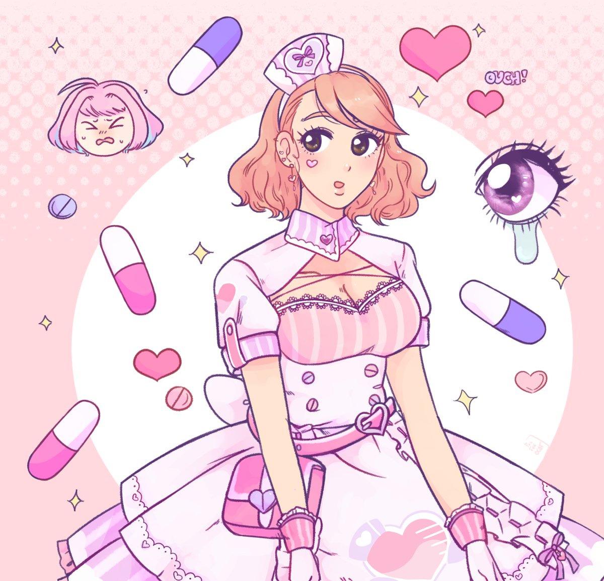 Acerola Commissions Open My Nurse Deresute 柳清良