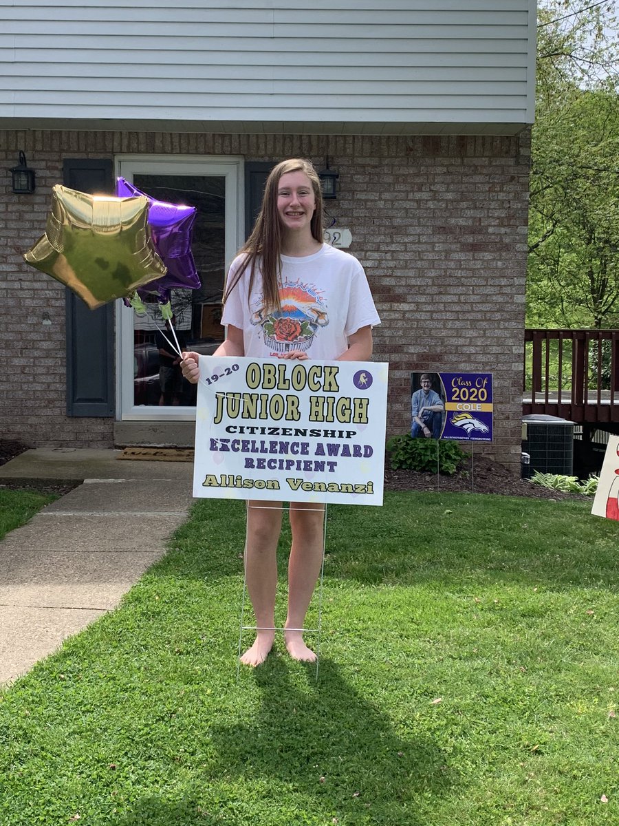 Drum roll for the final round of Oblock award winners! Please congratulate Arjun Chopra as the World Language winner, Carena Dapra as the Technology Education winner, and Allie Venanzi as the coveted Citizenship winner! Check out videos on web/app #plumproud <a href="/mr_boyers/">Nick Boyers</a>
