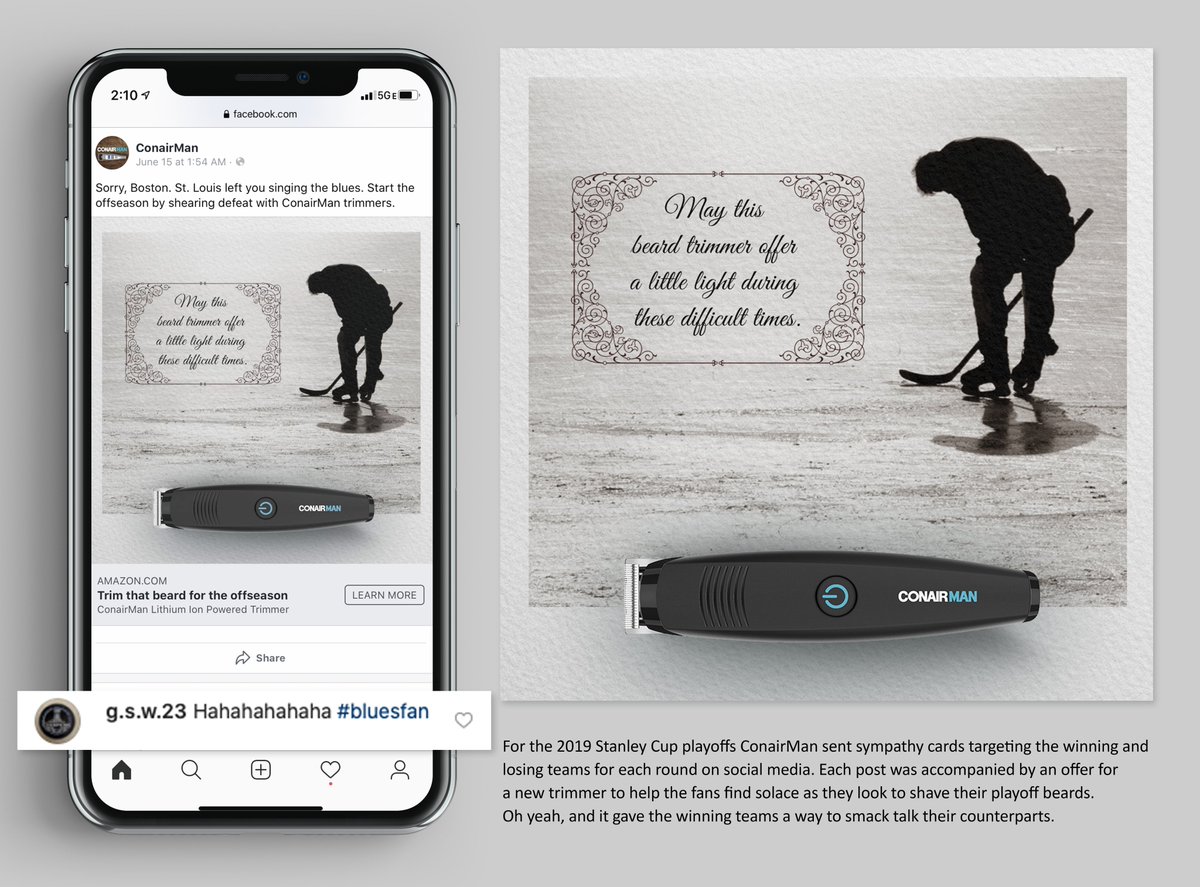 MARCUSAagency's tweet photo. We recently took home eight silver Pittsburgh #AddyAwards for our work with @Conair_Man and @PennBrewery, as well as three gold Addys and a Judges Award of Excellence for a ConairMan #socialmedia campaign. This campaign also earned a silver #Addy at the district level! https://t.co/AiqoLl5jAB
