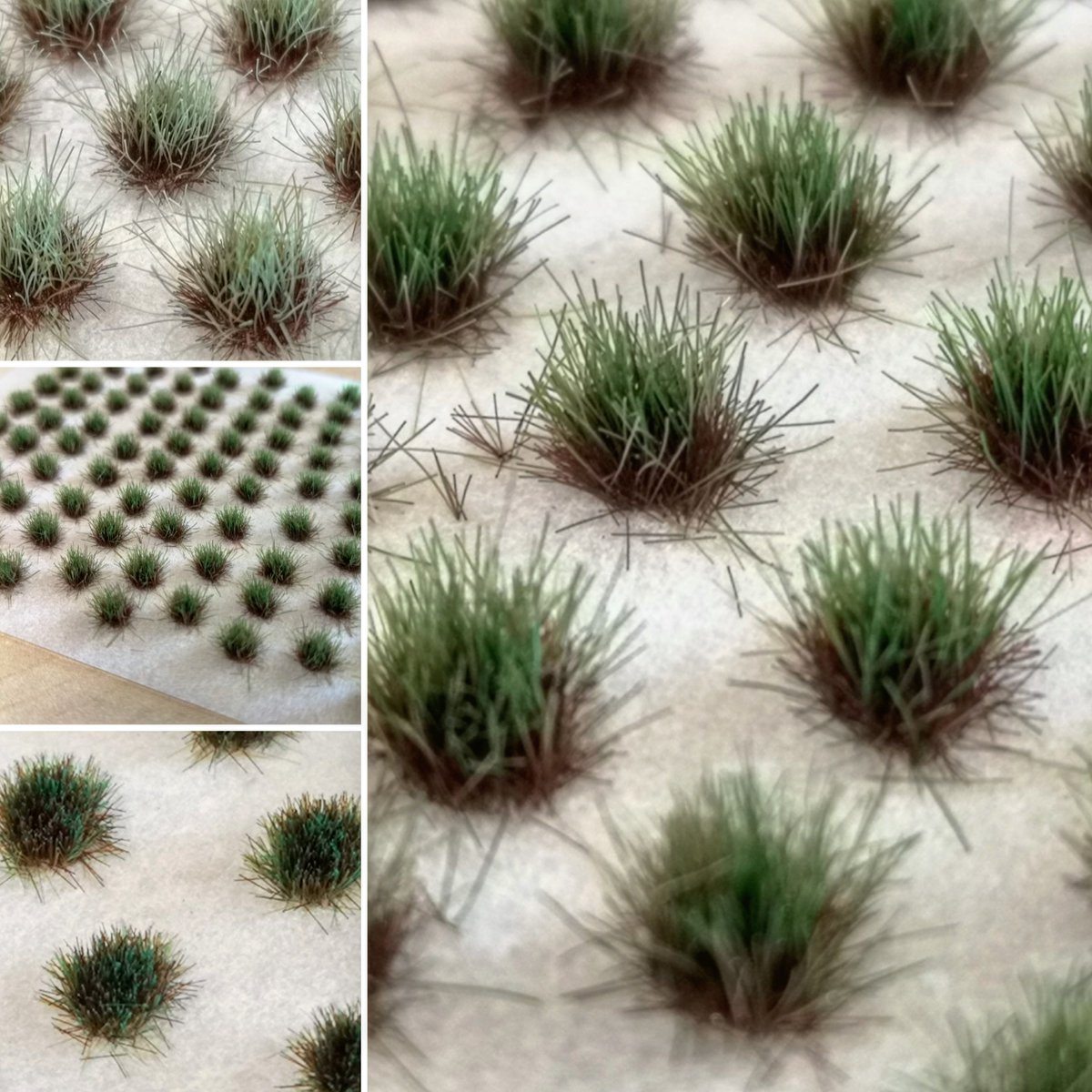 *New tufts!! 'Wastelands' 2mm, 4mm and 6mm Standard tufts...an earthy brown base with sprouting green grass.
Available at rivalcrafts.co.uk

#modelscenery #warhammer40k #WarhammerCommunity #Warmongers #modelrailway #railwaymodelling #tabletopgaming #wargameterrain #gamers