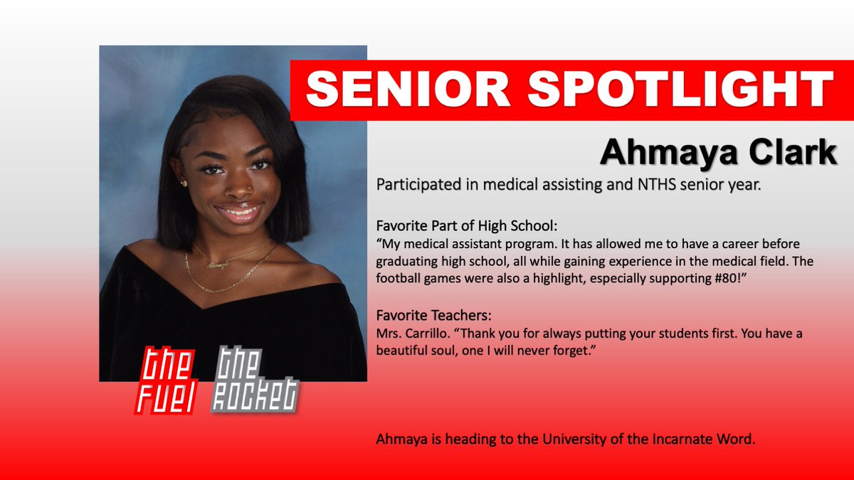 thefuelonline's tweet image. This is Ahmaya Clark! #classof2k20 #RocketPride
