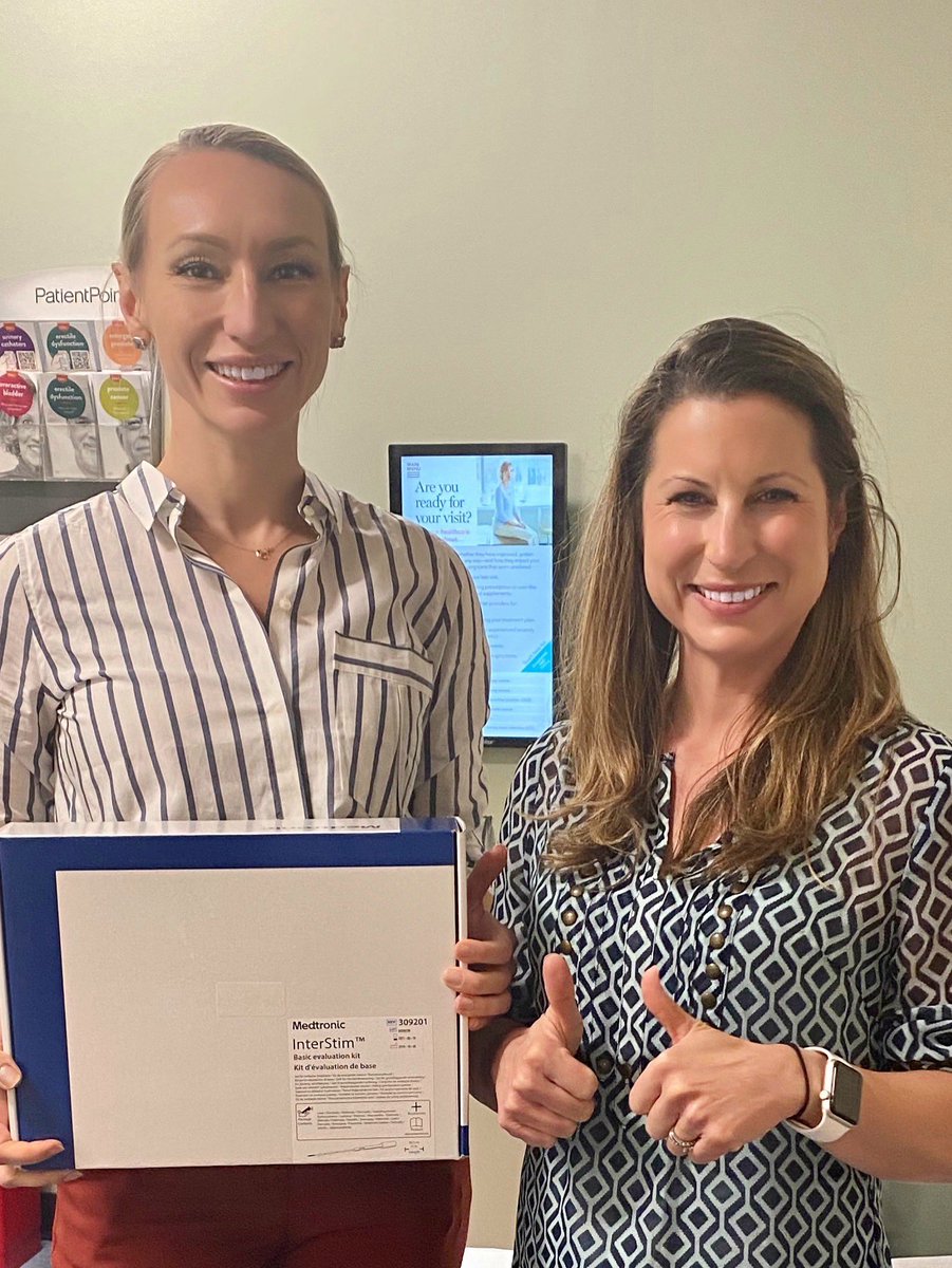 Congratulations to Dr. Natalya Lopushnyan of Greater Boston Urology for the first two cases in Massachusetts with the New Interstim Basic Evaluation Lead #medtronicemployee #innovation #medtronic #sacralneuromodulation