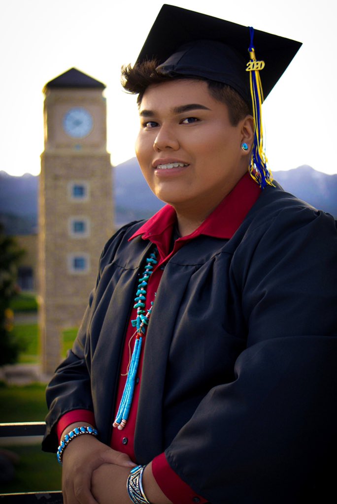 I grew up on the Navajo Reservation with no running water & electricity my mom had me at 16, I was raised by my grandma who made me who I am todayIm a first generation indigenous college student who can now say I HAVE A BACHELORS IN BUSINESS ADMINISTRATION & MINOR IN MANAGEMENT