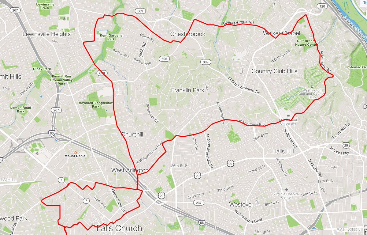 rejird's tweet photo. #ARLBikeChallenge @BikeArlington For Take-a-New-Route-Thursday, I chose a route I hadn't ridden in a while. Really nice route during the lunch hour with very little traffic. https://t.co/M80dxH5sTR