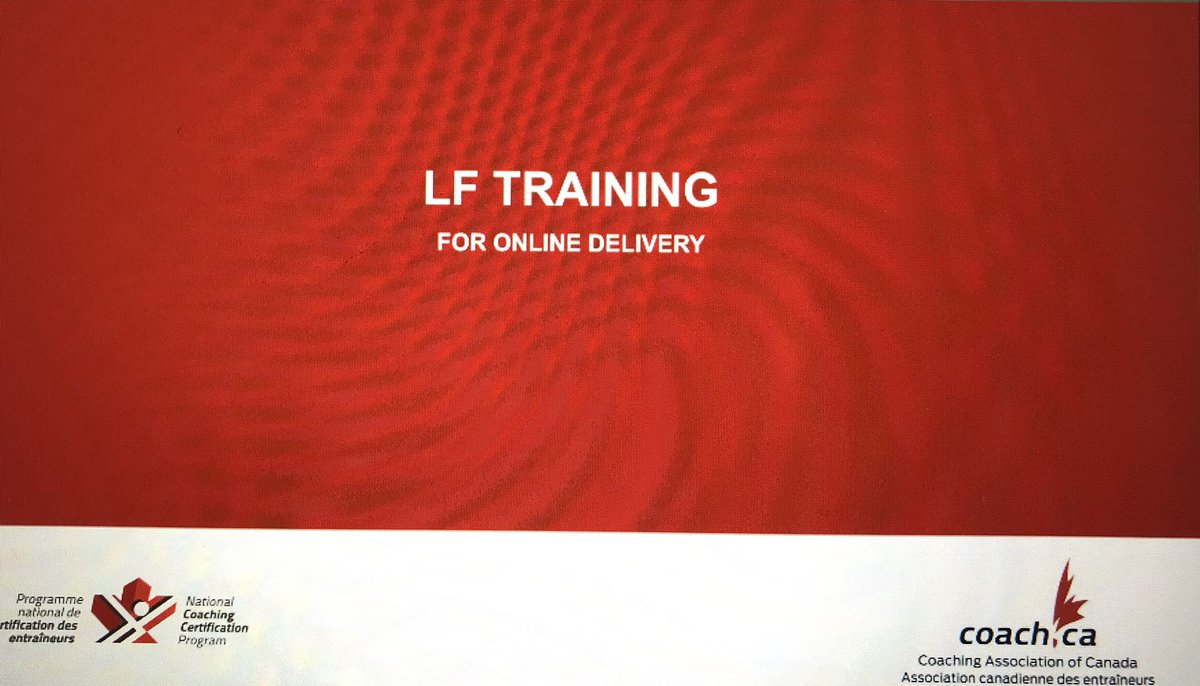 wayneparro's tweet photo. Online delivery of @CAC_ACE #NCCP is plentiful during these interesting times. We are training #LearningFacilitators from @CanoeKayakCAN and @VBallCanada today! https://t.co/mKfHny0Tll