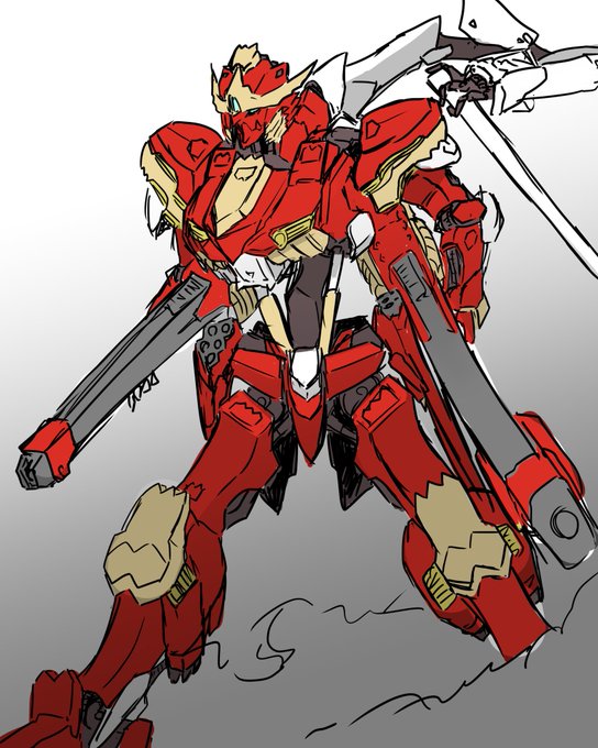 ASW-G-59ガンダムオリアス
レラジェのデータをもとに造られた射撃機。アームユニットが後方から給弾する。射撃時にはアームが装甲でロックされ、「支え」となることで射撃の負荷を抑える。しかし射撃時に無防備になるのはどうしようもなく、フラウロスと護衛機の遊撃部隊というプランへ切り替わった。 