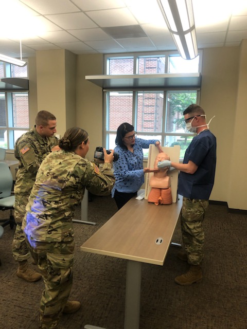 Twenty five members of the <a href="/SCNationalGuard/">SC National Guard</a> were certified as SC Emergency Medical Technicians (EMTs) today at McEntire Joint National Guard Base. They also all received training in obtaining nasal and oral swabs for COVID-19 testing.