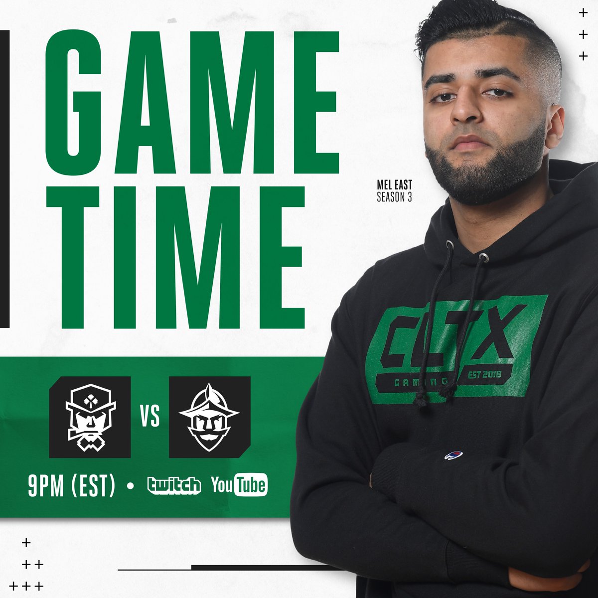 CLTXGaming's tweet image. ☘️TONIGHT ☘️

After 300 days without a game, we kick off our season 3 campaign against @CavsLegionGC at 9pm EST!

💻 twitch.tv/CLTXGaming
💻 youtube.com/NBA2KLeague 

#ThisIsNotAGame
