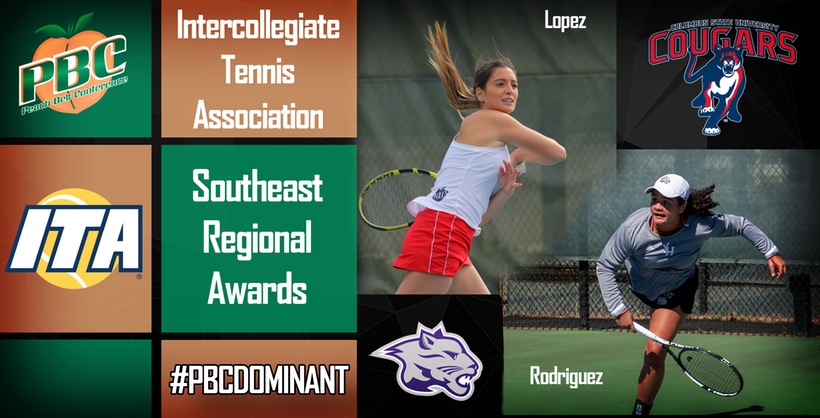 <a href="/CSUCougars/">Columbus State Cougars</a>  Lopez, <a href="/YHCAthletics/">YHC Athletics</a>  Rodriguez Win ITA Regional Awards! bit.ly/3gkdHGy #PBCDOMINANT