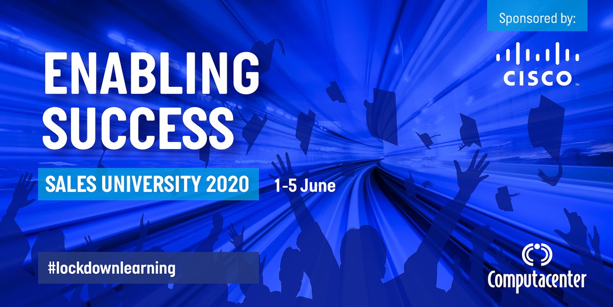 RustyWedges's tweet image. Computacenter&apos;s Sales University is going virtual this year! Huge thank you to Cisco for sponsoring the event which we are running on Cisco Webex. I&apos;m looking forward to discussing enabling customer success together on our keynote with @david_meads @awhitty66 #lockdownlearning