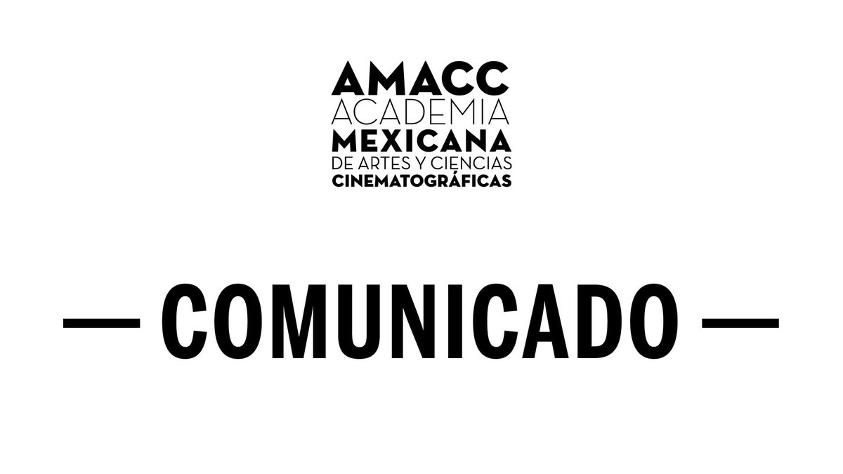 AcademiaCineMx's tweet photo. El cine mexicano es memoria, ventana y espejo de nuestra Nación.

Posicionamiento de la AMACC ante derogación de FIDECINE: https://t.co/iYRMUjAche @lopezobrador_ @mario_delgado @Dolores_PL @SusanaHarp https://t.co/I8VNoyAxrI