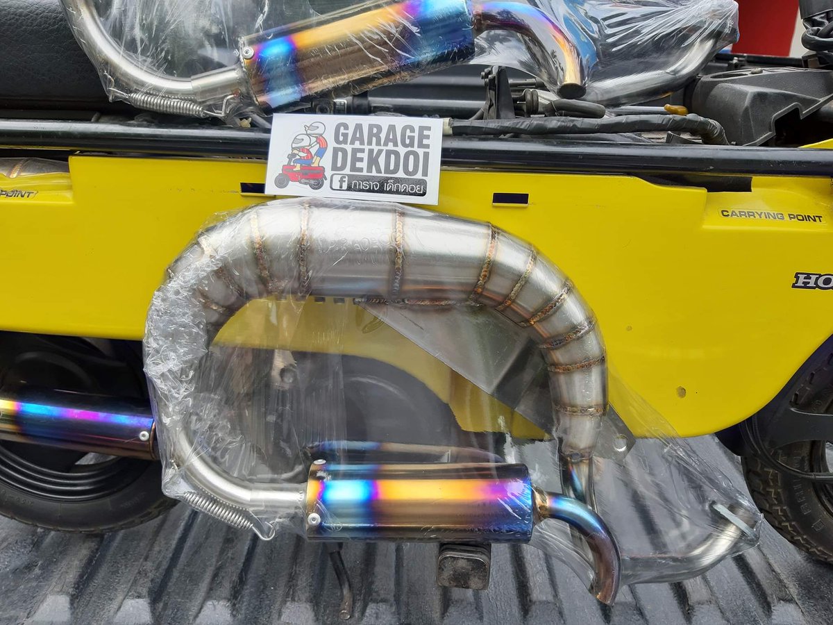 最新 モトコンポ用チャンバーです。motocompo モトコンポ マフラー