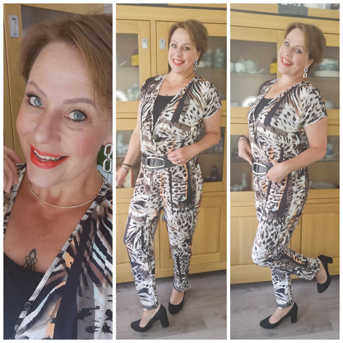 SonjadePonja's tweet photo. Zo naar moeders...
Dacht ga ff lekker mooi gekleed in mijn nieuwe jumpsuit.
#omdat https://t.co/gSAl4d6Cxh