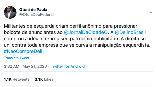 AndrewDFish's tweet photo. Olha aí o desespero dos espalhadores de desinformação da extrema-direita com o sucesso imediato do @slpng_giants_pt https://t.co/JkTqrXGpF5
