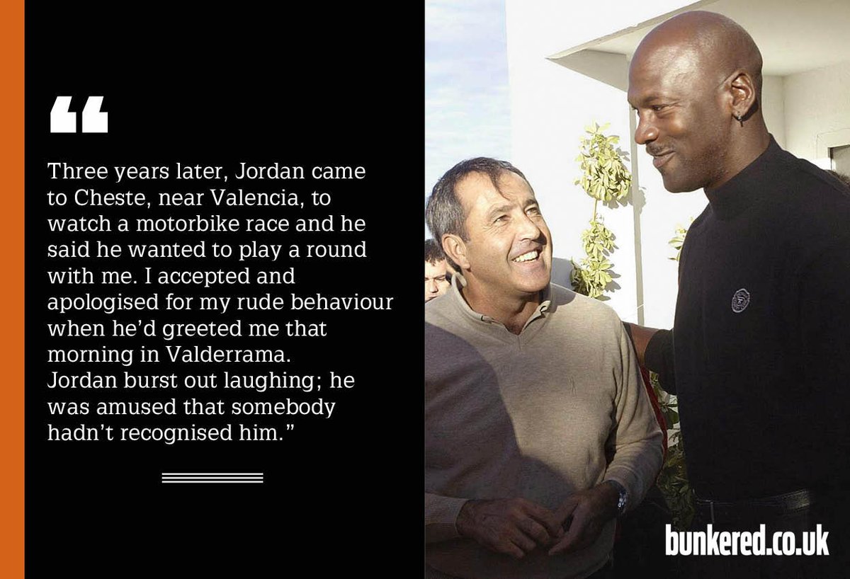 bunkeredgolf's tweet photo. When Seve met MJ... 😂
If you've been enjoying #TheLastDance, you'll no doubt enjoy this!
#SeveWeek https://t.co/Xws9urHD5A