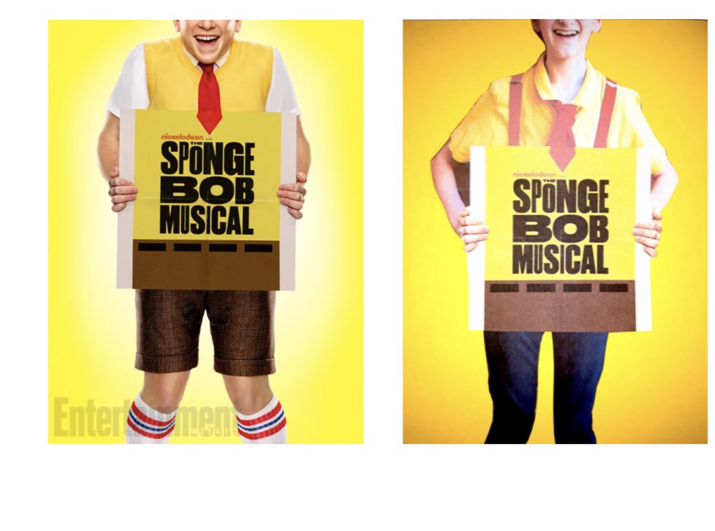 AlcesterAllstar's tweet photo. Our Performing Arts student Bea was Inspired by #gettymuseumchallenge and #ntposterchallenge to produce musical versions of @SpongeBobBway and @BookofMormon https://t.co/rBWqew7Lsf