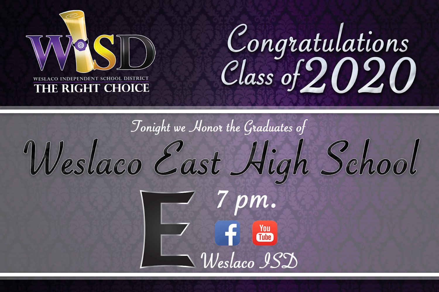 Weslaco ISD on Twitter "Remember it’s GRADUATION WEEK and we hope you