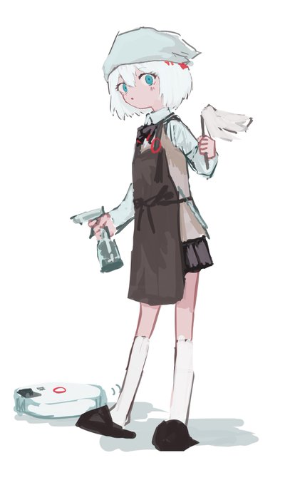 Infinity cleaning girl... 