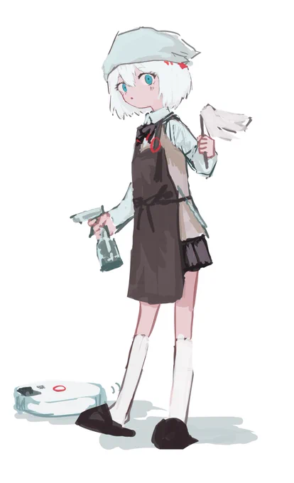 Infinity cleaning girl... 