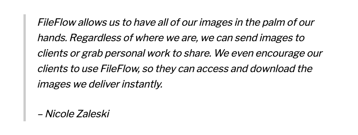 photoshelter's tweet photo. Curious about our #FileFlow app and how it can streamline #mobile delivery for you and your clients? 📲
Download on iPhone, Android or iPad and let us know what you think!
🔗App Store: https://t.co/yctMMNaEmu
🔗Google Play: https://t.co/YYfsnugw0z https://t.co/sXJnXMRqCa