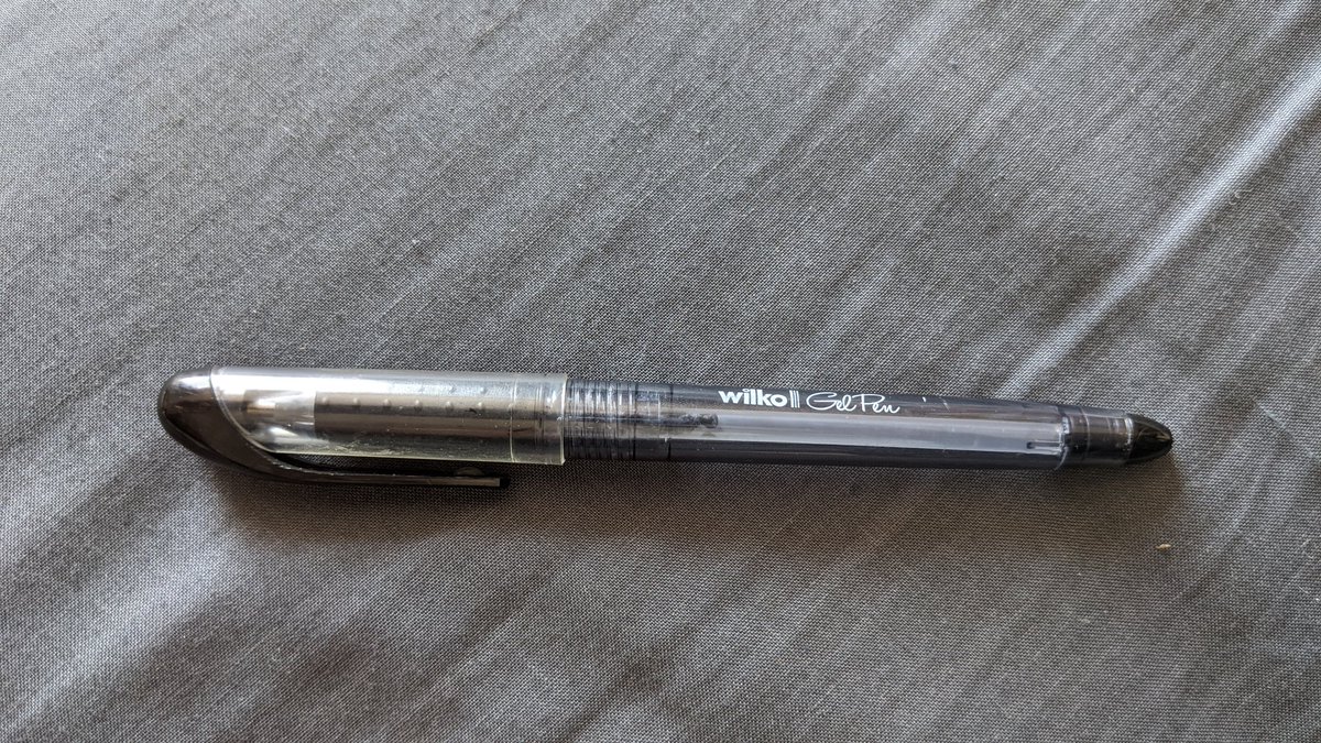 For those expecting me to be a fancy pen purist, please, behold, my favourite pen.