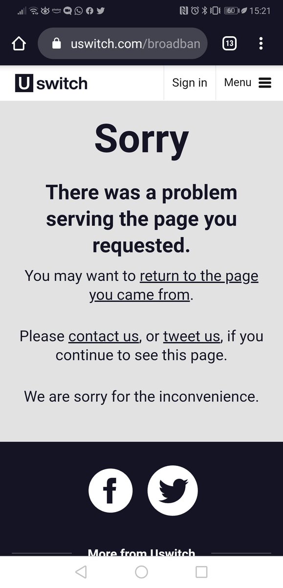 Tatitess0's tweet photo. @UswitchUK this keeps coming up when looking at broadband/TV. Can you help? Thanks https://t.co/GRKPTLP4EB