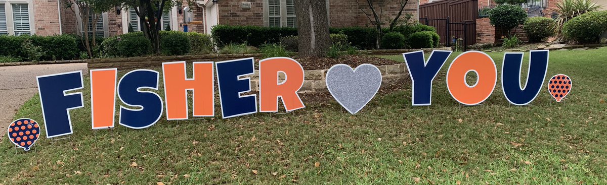 Such a nice surprise this morning!  Thank you! 💙🧡💙🧡 <a href="/FisherElem/">Fisher Elementary</a>