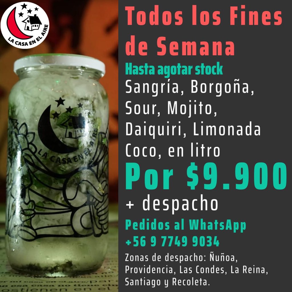 🥂🥂🥂👇A domicilio lo mejores tragos x litro. @PatioBellavista @fernandezhugo @soultz @Dav_rojaslizama @vistelacalle @UPartarrieu @GAMBA_CL @americaaa @baradit @rodrigortegaf @MarcosSotoUribe @mauriciomaya @jurgensenr @jfaundes @LyaGonzalez1 @thecliniccl @gon089 @veglia_juan