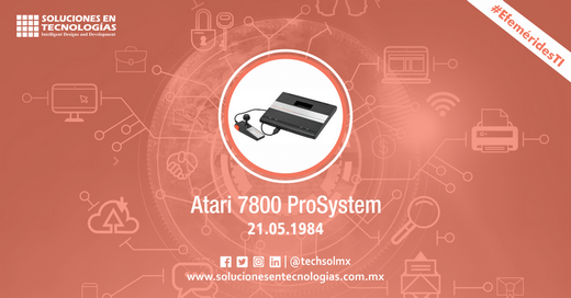 techsolmx's tweet photo. Un día como hoy (21/05/1984): Atari anunciaba la Atari 7800 ProSystem en el Summer Consumer Electronics Show, que vendió 100,000 consolas en los Estados Unidos. https://t.co/X03rqGL4wu
#SomosSoluciones #EfeméridesTI #Atari #Atari7800 #Prosystem #Videoconsolas #Videojuegos #Games https://t.co/tXs8heN6eN