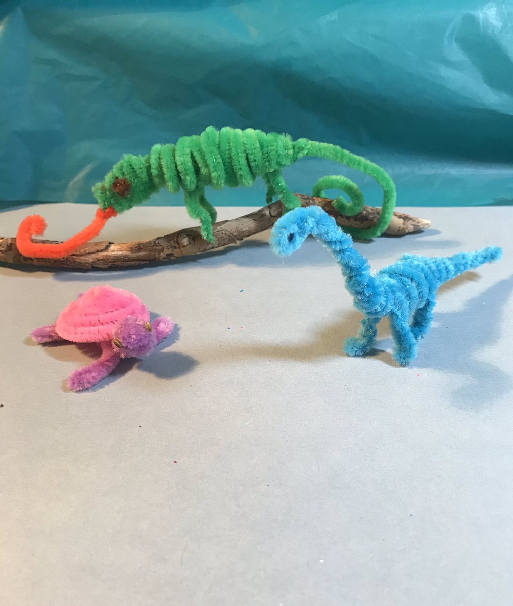 FineArtsatPV's tweet photo. Sculpt animals from pipe cleaners!   https://t.co/ghmokLTz4P #pvlionpride https://t.co/ZsIHpnXuSv