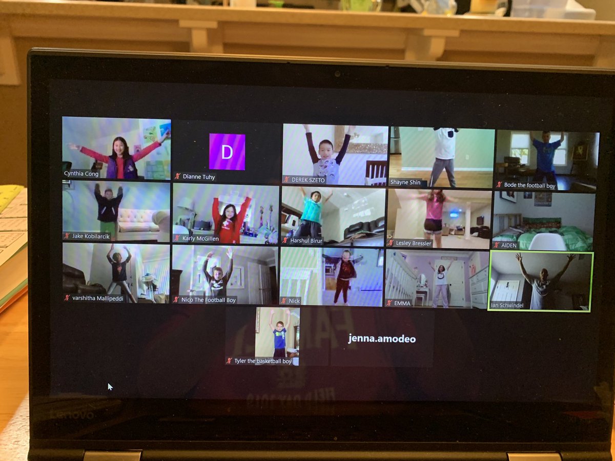 RocksGrade2's tweet photo. 2A enjoyed a surprise visit from Mr. Schwindel.  He got everyone up and moving. https://t.co/0BdfBacXfo