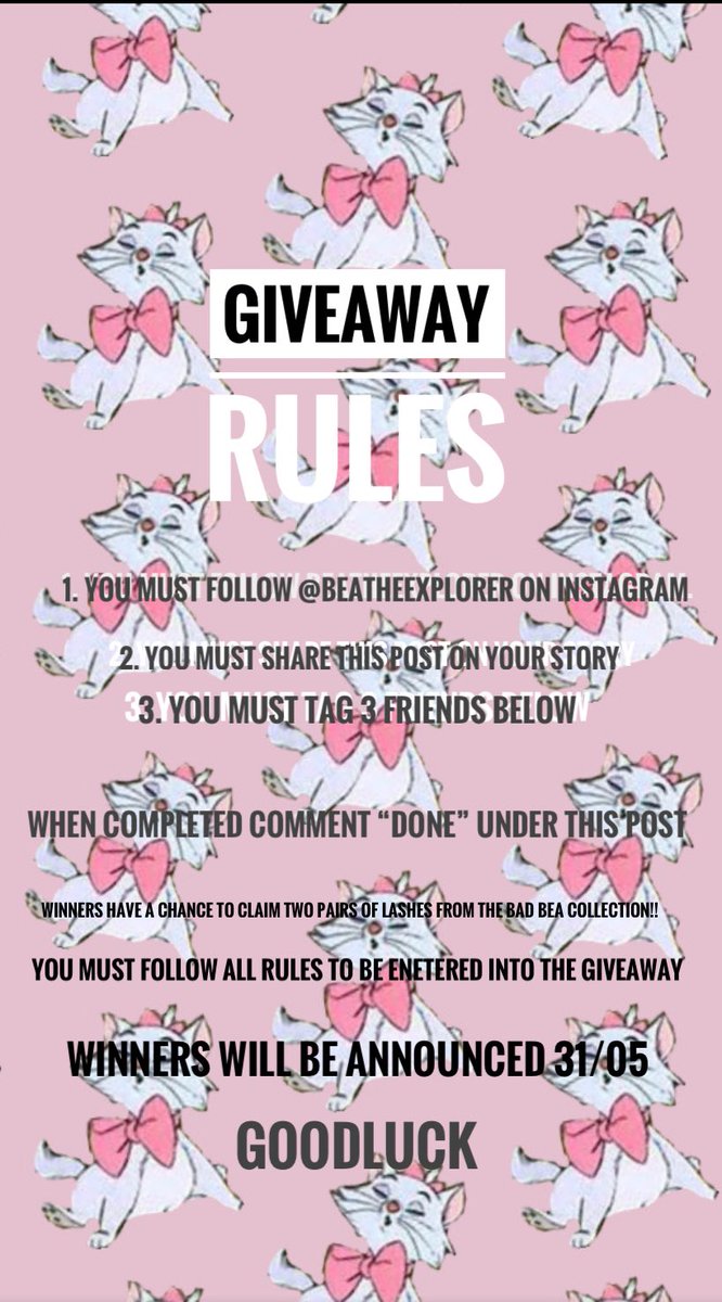 BeaTheExplorer_'s tweet photo. Use the code ‘BAD BEA’ to get 20% off your next order 🤪 Don’t forget to join our giveaway for a chance to win TWO pairs of BeaTheExplorer lashes 🌸
.
.
.
.
#Giveaway #boysclub #Covid_19 #ThursdayMotivation #lashes #coronavirus #badbea #beatheexplorer #ceo https://t.co/LhDN867dGb