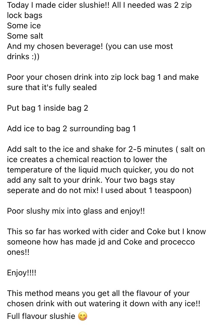 merwilliams01's tweet image. ⁦@LittledeanSch⁩ chemical reactions to make slushies