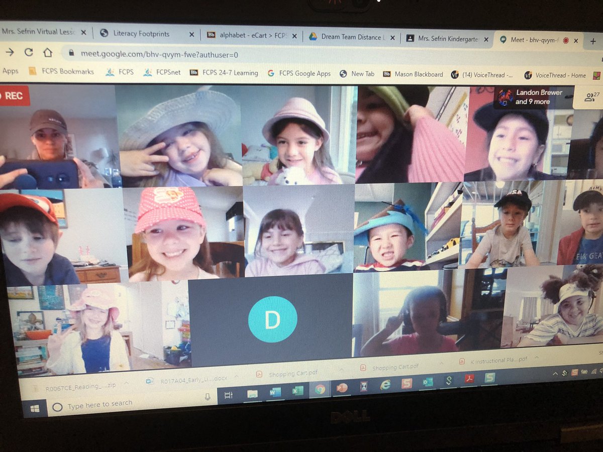My heart is so full!!  Every single one of the kids was in our virtual classroom today!!!
