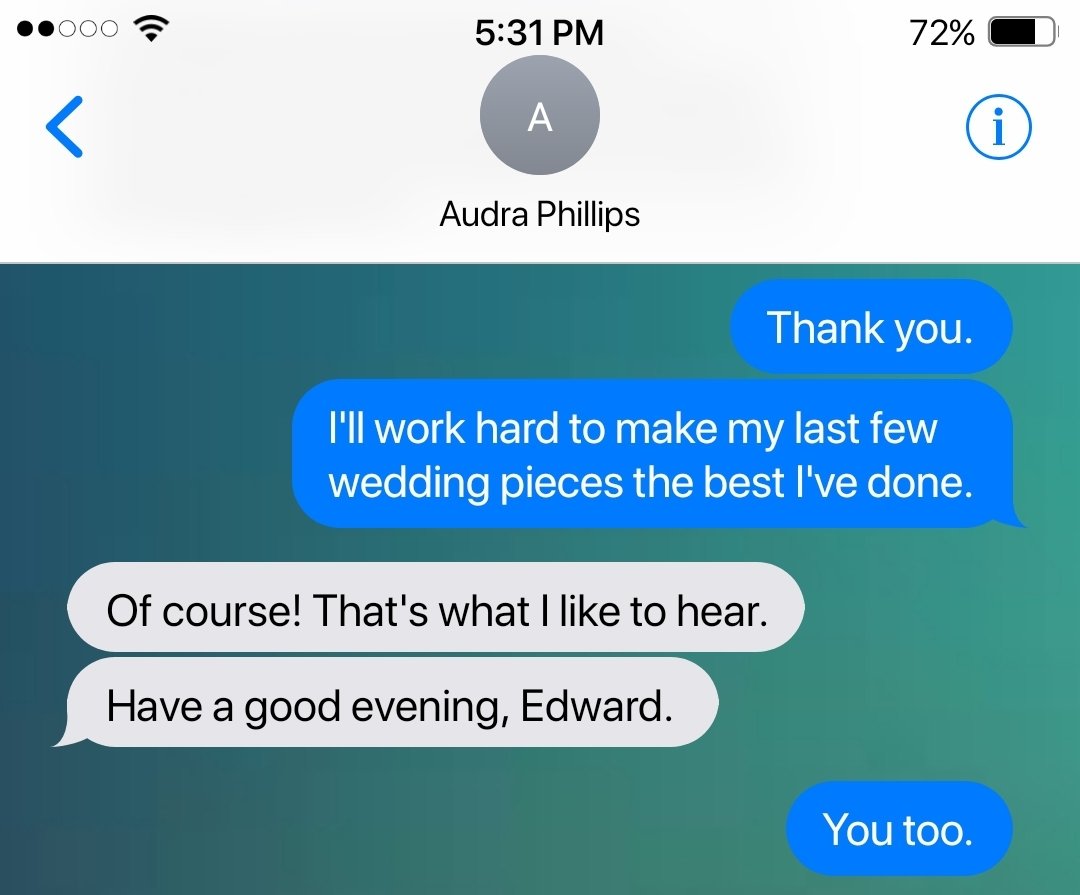 140 》 on the clock( eddie's phone )