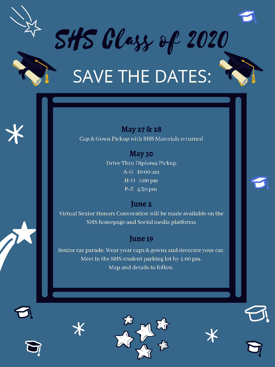 shs_spartans's tweet photo. Hey @2020stevenson 

Two very important notes for our seniors for events starting next week. https://t.co/tWnbutbUWb