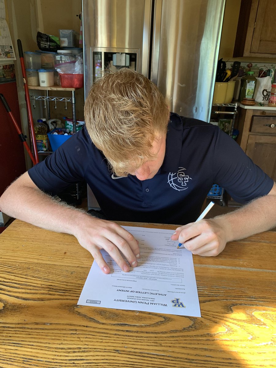 StFrancisSaints's tweet photo. Congrats @kenstadjackson on signing your NLI to play basketball @WilliamPennU!  We wish you nothing but the best as you continue your education and basketball career! https://t.co/0GlpbQ2Nr2