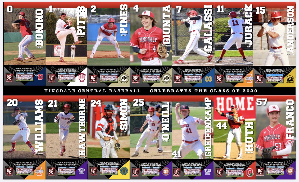 Hinsdale Central Red Devils Baseball tweet media